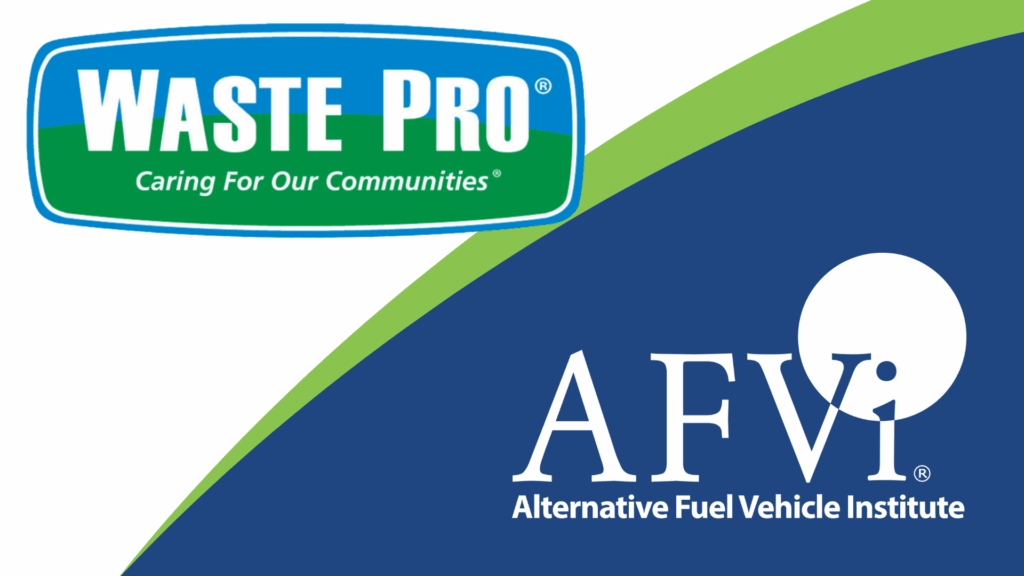 Waste Pro USA and AFVi logos.